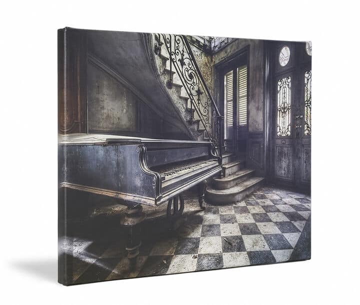 Canvas brengt jouw favoriete kunstwerk tot leven met een ambachtelijke en tijdloze uitstraling die in geen enkel interieur misstaat. De afbeelding wordt met zorg geprint op stevig canvasdoek en strak rondom een houten frame gespannen, waardoor een kant en klaar kunstwerk ontstaat met een verfijnde en schilderachtige kwaliteit. De zachte textuur van het doek vangt het licht op een natuurlijke manier en geeft elk kunstwerk een levendige en sfeervolle diepte. Wat canvas zo geliefd maakt is de natuurlijke en ongepolijste charme die het materiaal uitstraalt, ver weg van koele en glanzende oppervlakken. De lichte weefselstructuur zorgt voor een aangename en warme weergave die kleuren zacht en natuurlijk laat overkomen. Het frame is licht van gewicht en eenvoudig op te hangen, terwijl de duurzame kwaliteit ervoor zorgt dat je kunstwerk jarenlang mooi blijft. Of je nu kiest voor een landelijk, modern of klassiek interieur, canvas voegt altijd een vleugje warmte en karakter toe. Canvas geeft je woonkamer, slaapkamer of werkruimte direct een warme en uitnodigende sfeer met een tijdloze artistieke touch. Kies voor canvas en geniet van een kunstwerk dat de natuurlijke schoonheid van het ambacht ademt.